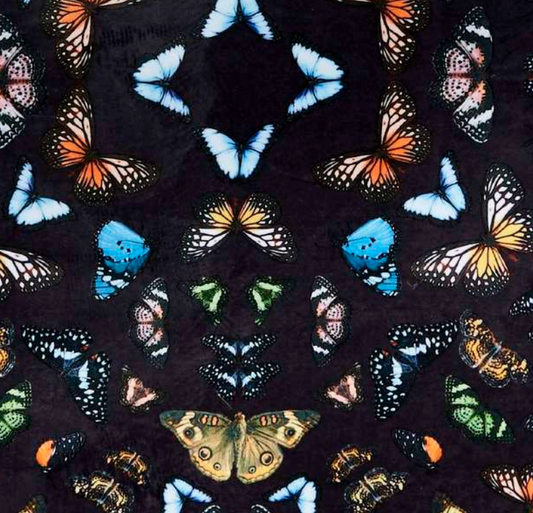 Butterfly Floral Velvet Coat